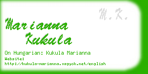 marianna kukula business card